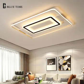 

Home Led Modern Ceiling Lamp For Living room Bedroom Kitchen Parlor Simple Led Ceiling Light Black White Lamp Fixtures 110V 220V