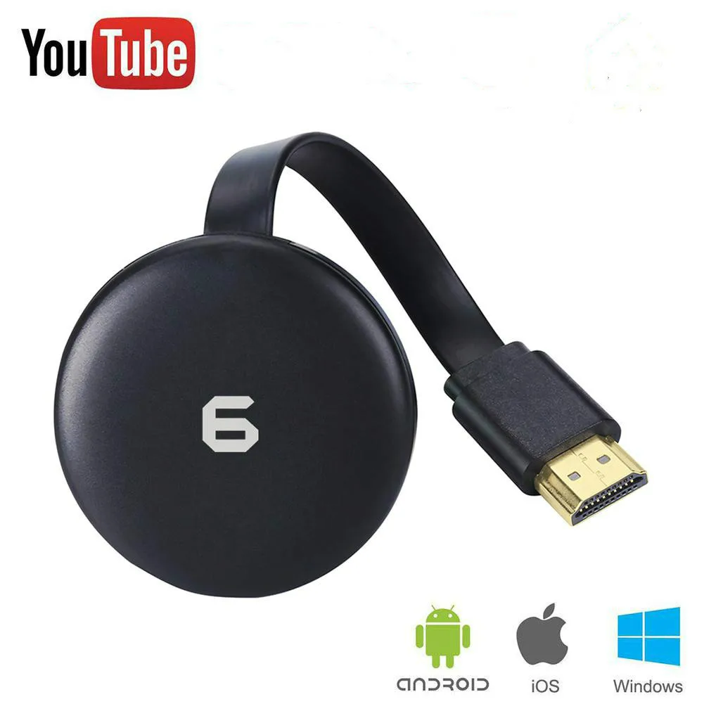 HDMI беспроводной дисплей G6 4K WIFI Дисплей приемник 1080P Мобильный экран литой