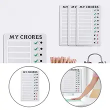 

Multicolor Unique Creative Clear Planing Memo Board ABS Message Chacklist Board Slide Button for Student