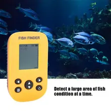 Sonar рыболокатор беспроводной 36 м глубина рыбопоисковый сонар эхолот W/сигнализация рыбопоисковый сонар океанская, речная, Озерная Морская рыбалка