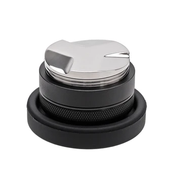 

Multifunction 53mm Coffee Distributor & Tamper,Dual Head Coffee Leveler Fits for 54mm Breville Portafilter Espresso Hand Tampers