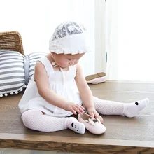 Противомоскитные носки для маленького мальчика/девочки, утолщенные, для новорожденных, лето-весна, унисекс, милые, хлопковые, дышащие, впитывающие пот детские чулки
