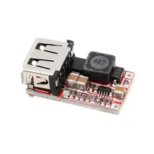 DC-DC понижающий модуль 6-24V 12 V/24 V до 5V 3A модуль зарядного устройства USB Fr Arduino