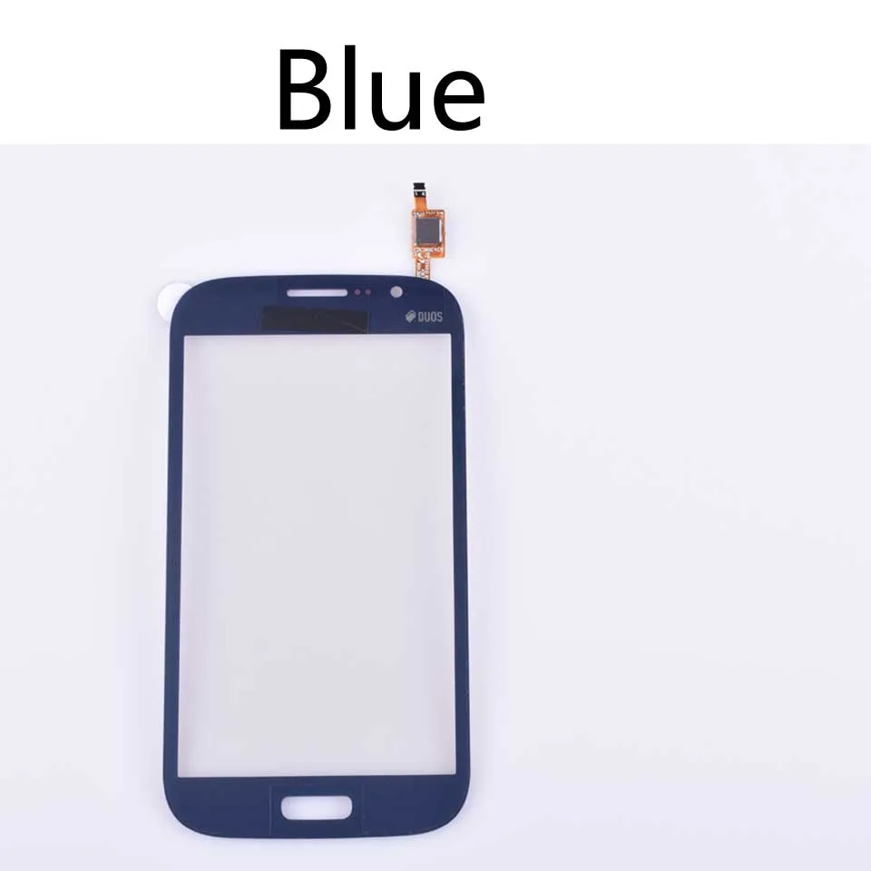 10pcs\lot For Samsung Galaxy Grand GT i9082 i9080 Neo i9060 i9062 Plus i9060i Touch Screen Panel Sensor Digitizer Touchscreen - Color: Blue
