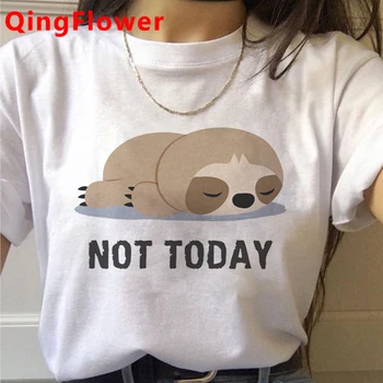 

Sloth Kawaii Funny Cartoon T Shirt Women Harajuku Ullzang Cute Anime T-shirt Graphic Summer Tshirt Korean Style Top Tees Female