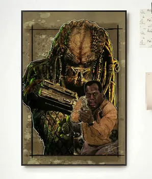 

NP048 The Predator Movie 9 Classic Film Fashion Trend Beautiful home Art Decor Silk Poster Wall Sticker Deco Gift