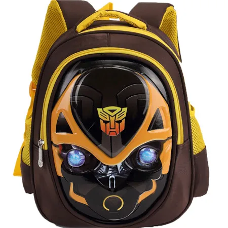 Новинка, детская школьная сумка для мальчиков, 3D стерео мультяшный рюкзак, водонепроницаемая школьная сумка для начальной школы, Большая вместительная школьная сумка - Цвет: small1