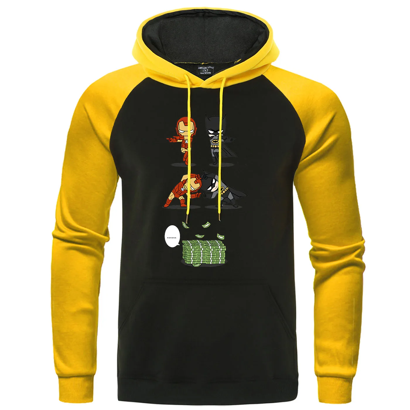 Богатый Тони Старк против богатых Брюс Уэйн Толстовка супергерой Бэтмен