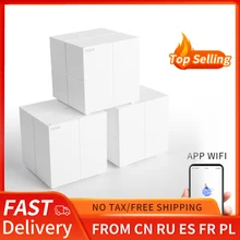 Mw6 toda a malha casa sistema wi-fi sem fio com 11ac 2.4g/5.0ghz wifi roteador sem fio e repetidor, controle remoto app