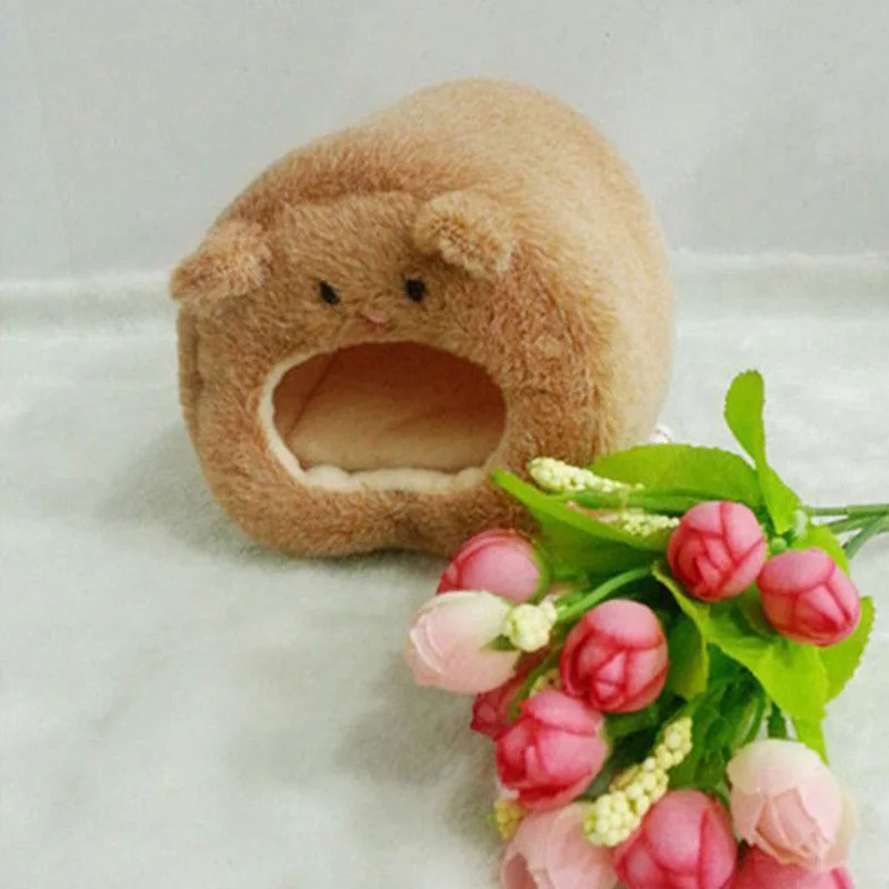 Теплая кровать гамак для крысы белка зимняя игрушка для домашних животных хомяк клетка дом подвесное гнездо+ коврик