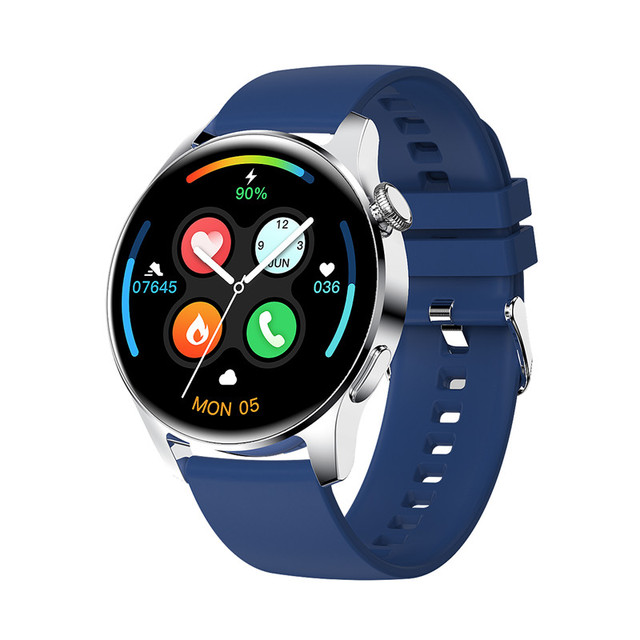New Bluetooth Call Smart Watch Men Full Touch Sport Fitness Watches Waterproof Heart Rate Steel Band Smartwatch Android iOS