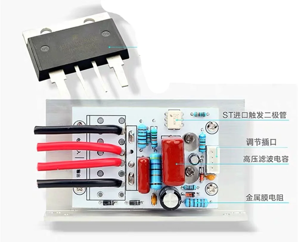 10000 Вт переменный ток 0-220 В SCR Электронный регулятор напряжения светодиодный дисплей регулятор температуры регулятор скорости Диммер термостат