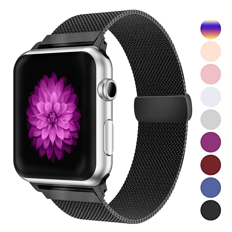 Ремешок для apple watch band 42 мм 38 Миланский ремешок часов аpple 4 3 iwatch correa 44 мм/40 pulseira