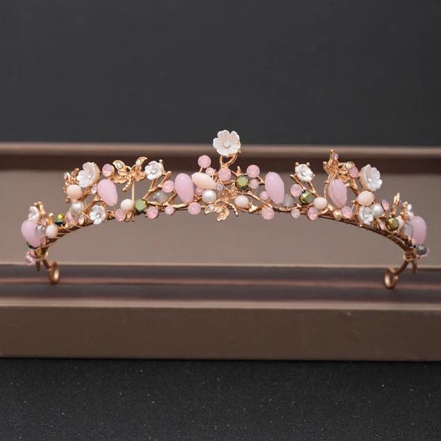 Wedding Crown Hair Jewelry Bridal Headpiece woman Baroque Rhinestones Crystal Tiaras Bride Party Crowns Wedding Hair Accessories Gold
