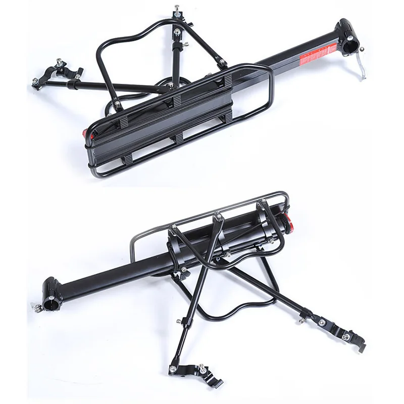 

Universal Quick Release Mountain Bicycle Rear Carrier Bicycle Luggage Carrier Tailstock with Reflector 671-09