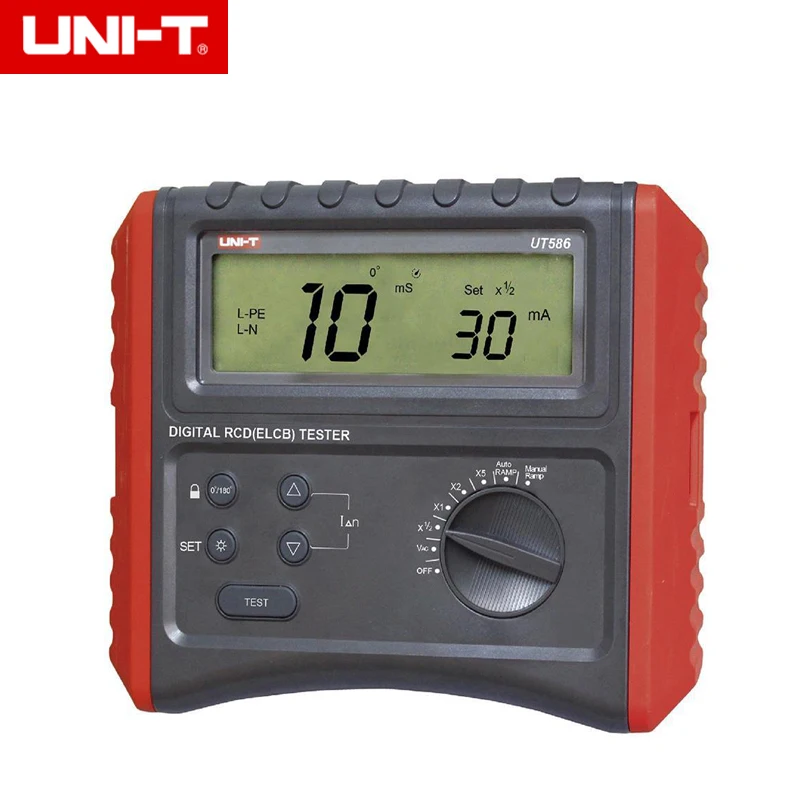 UNI-T UT586 переключатель для защиты от утечки тестер измеритель напряжения переменного тока