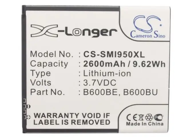 Cameron Sino 2600Mah Batteria Per Samsung Altius Galaxy S 4 Duos S Iv S Iv Dous S Iv Lte Ue S4 S4 Attivo S4 Attivo Lte-A S4 Duos