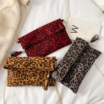 

Fashion Women Leopard Printing Hasp HandBag Phone Bag Shoulder Bag Messenger Bag Luxury Handbags Women Bags Designer