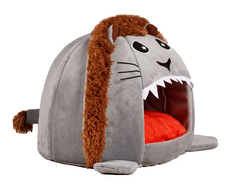 Cute Pet Dog Bed Sofa Warming Dog House Comfortable Winter Kennel Puppy Cushion Pet Basket Cat Nest Mat Accessories Supplies