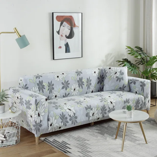 07 Stretch Slipcovers Sofa Cover for Living Room Slip-resistant Sectional Elastic Couch Cover Sofa Towel Single/Two/Three/Four Seat - Цвет: 07