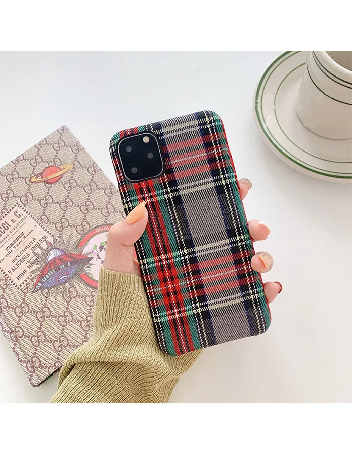 GlamPhoneCase простой клетчатый чехол для iPhone X XS Max XR Мягкий силиконовый чехол для iPhone 7 8 6 6s Plus чехол
