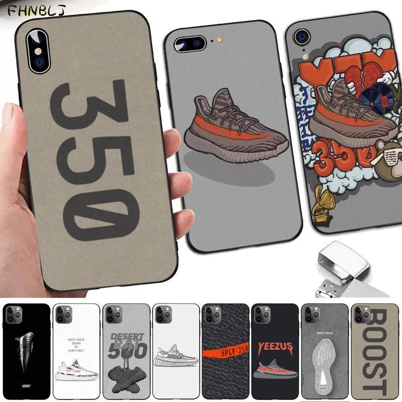 FHNBLJ Kanye Omari West BOOST 350 700 V2 fashion Soft Phone Case Cover for iPhone 8 7 6 6S Plus X 5 5S SE 2020 XR 11 pro XS MAX iphone 8 silicone case