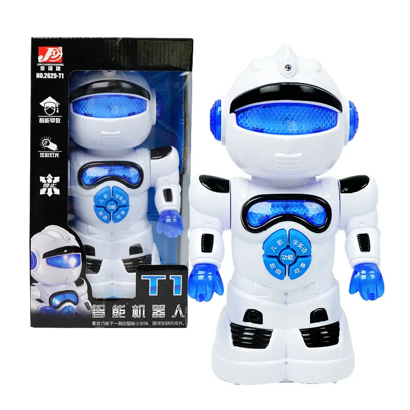 

2019 New Style Robot Toys Electric Universal Rotating Intelligent Robot Children Multi-functional Early Learning Story Machine