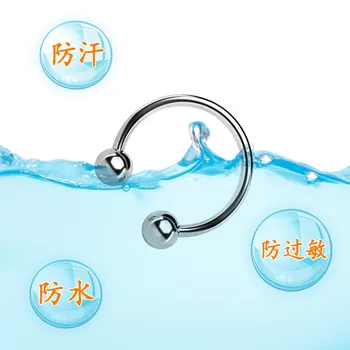 Penis Ring Stainless Rings Head Glan Stimulating Adult Products Male Sex Toys Metal Ring Sex Toys for Men Delay Ejaculation 3