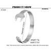 Trend Punk Biker Wrench Tools Bangles Vintage Stainless Steel Wrench Mechanic Spanner Bracelet Men Wristband Cuff Bracelets 2021 6