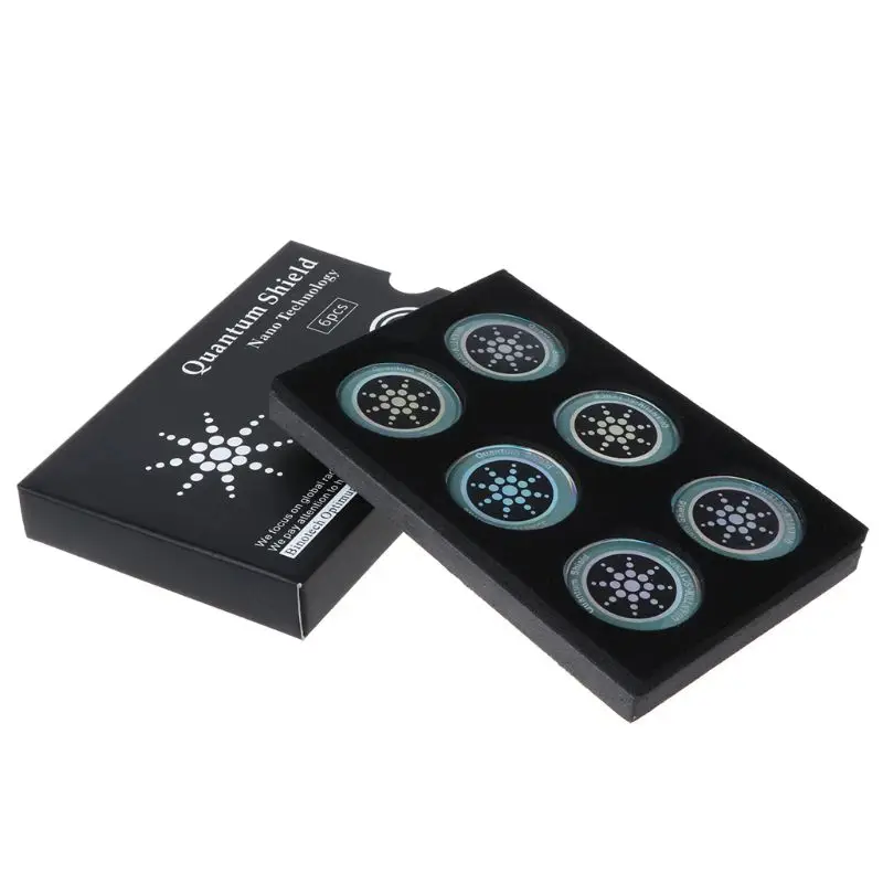 6Pcs Set Round Shield Sticker Mobile Phone Stickers For Cell Phone from EMF Fusion Excel Anti