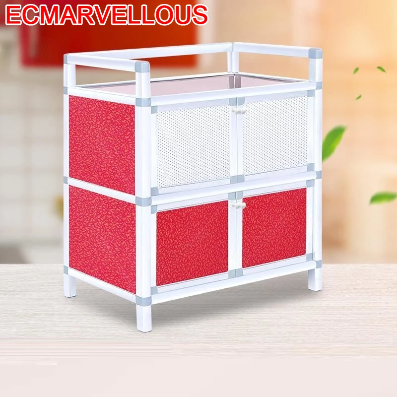 

Comedores Mueble Mobiliario End Console Aluminum Alloy Side Tables Cupboard Cabinet Kitchen Furniture Meuble Buffet Sideboard