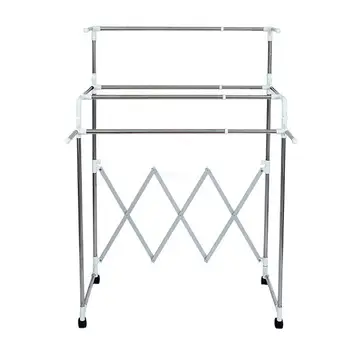 

Adjustable Folding Clothing Hanging Drying Rack