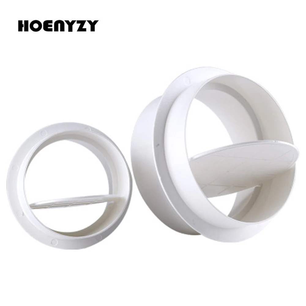PVC Exhaust Fan Check Valve for Bathroom Bath Onewat Valve Round Pipe