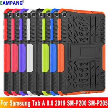 

Case for Samsung Galaxy Tab A 8.0 2019 S Pen Version Shockproof Case Silicon Cover P200 P205 Funda Coque with Stand Holder