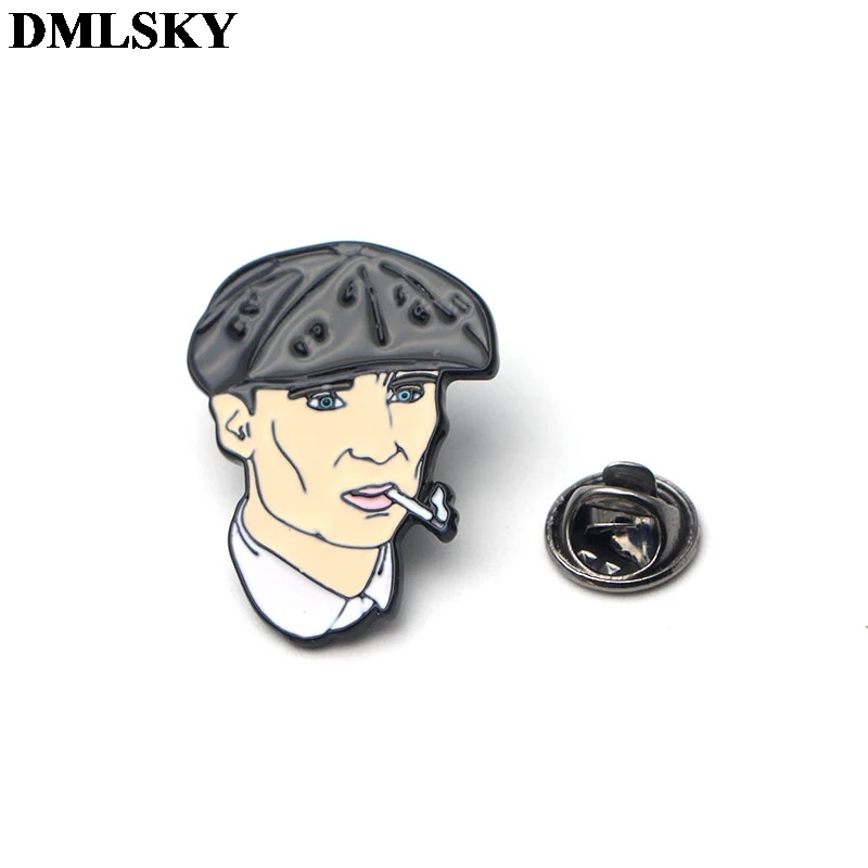 DMLSKY Peaky Blinders ТВ серия креативные эмалированные булавки и броши для женщин нагрудные булавки рюкзак сумки значок коллекция подарки M4112