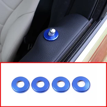 

3 style Aluminum Door Lock Pin Knob Trim Cover Ring For Mercedes Benz E Class W213 E200 300 C-class W205 2016 2017 Accessories
