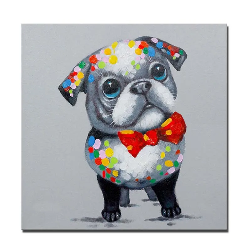 Ручная роспись Абстрактная Милая стена Sharpie мультфильм искусство Масляная