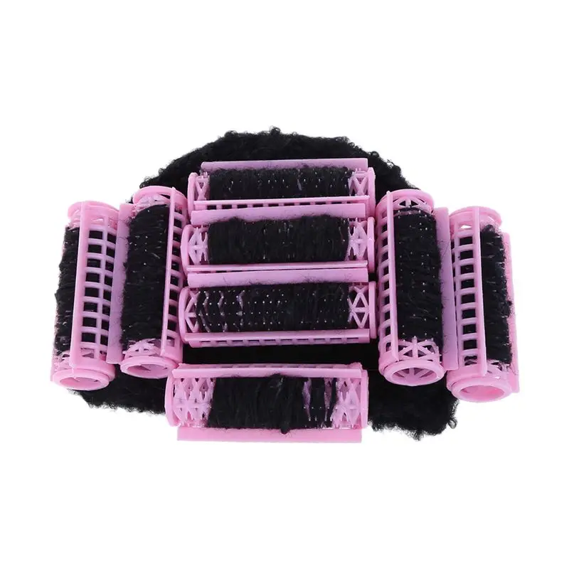 Baby Photography Funny Movie Style Landlady Cosplay Photo Shot Memorial Props Head Cover With Comb Hair Dryer Roller Cap Hat