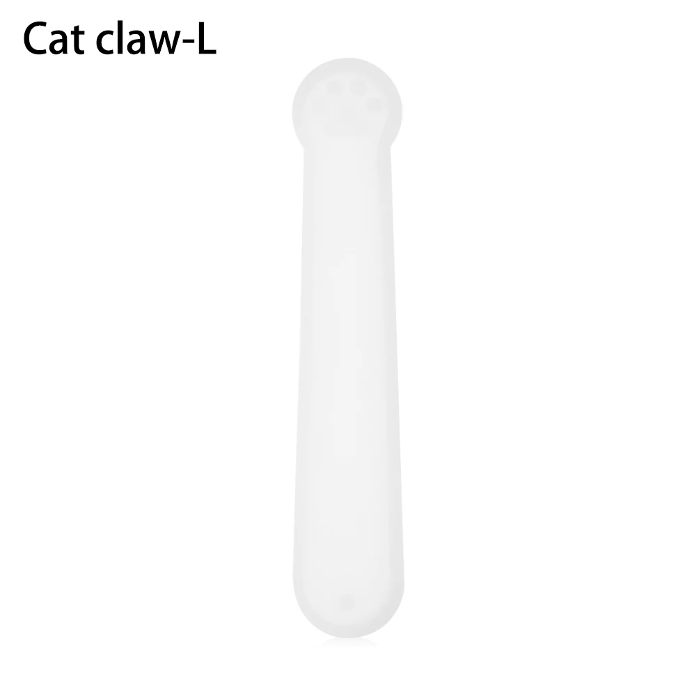 Cat claw-L DIY Ожерелье Подвеска для изготовления ожерелья инструменты рыба Закладка в форме хвоста полимерная Форма Прозрачный Кошачий коготь силиконовая форма эпоксидная форма - Цвет: Cat claw-L