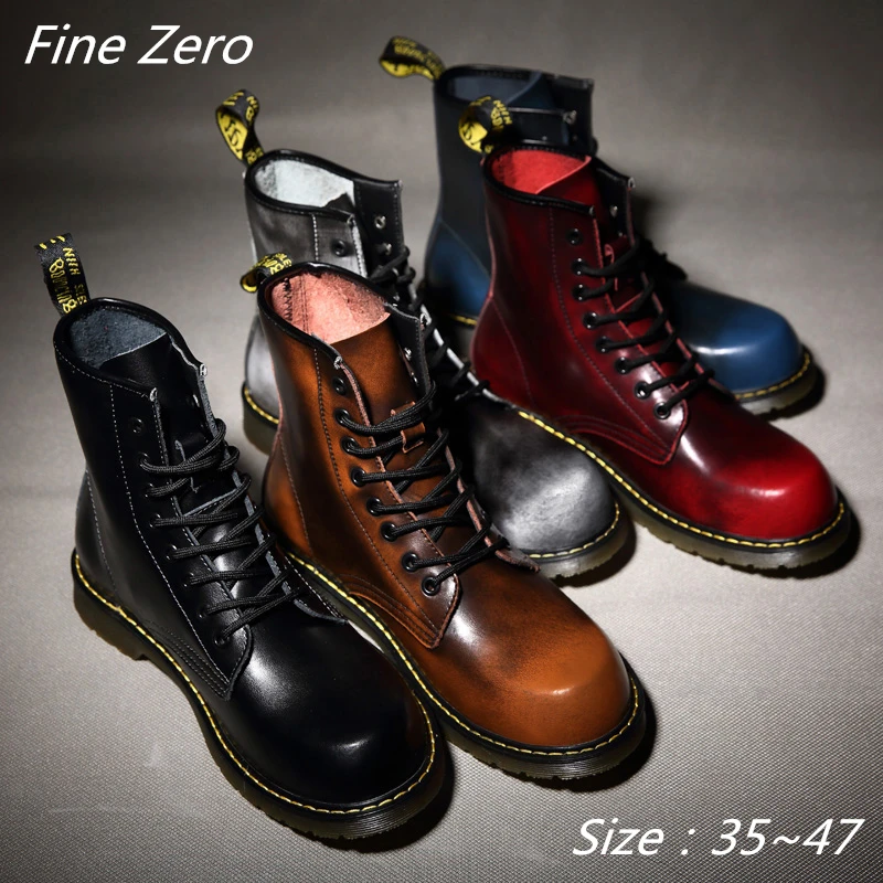 

2020 Unisex Big size 47 sneakers Men's Spring Autumn Waterproof Ankle Boots Riding Boots Male Outdoor Working Shoes Snow Boots
