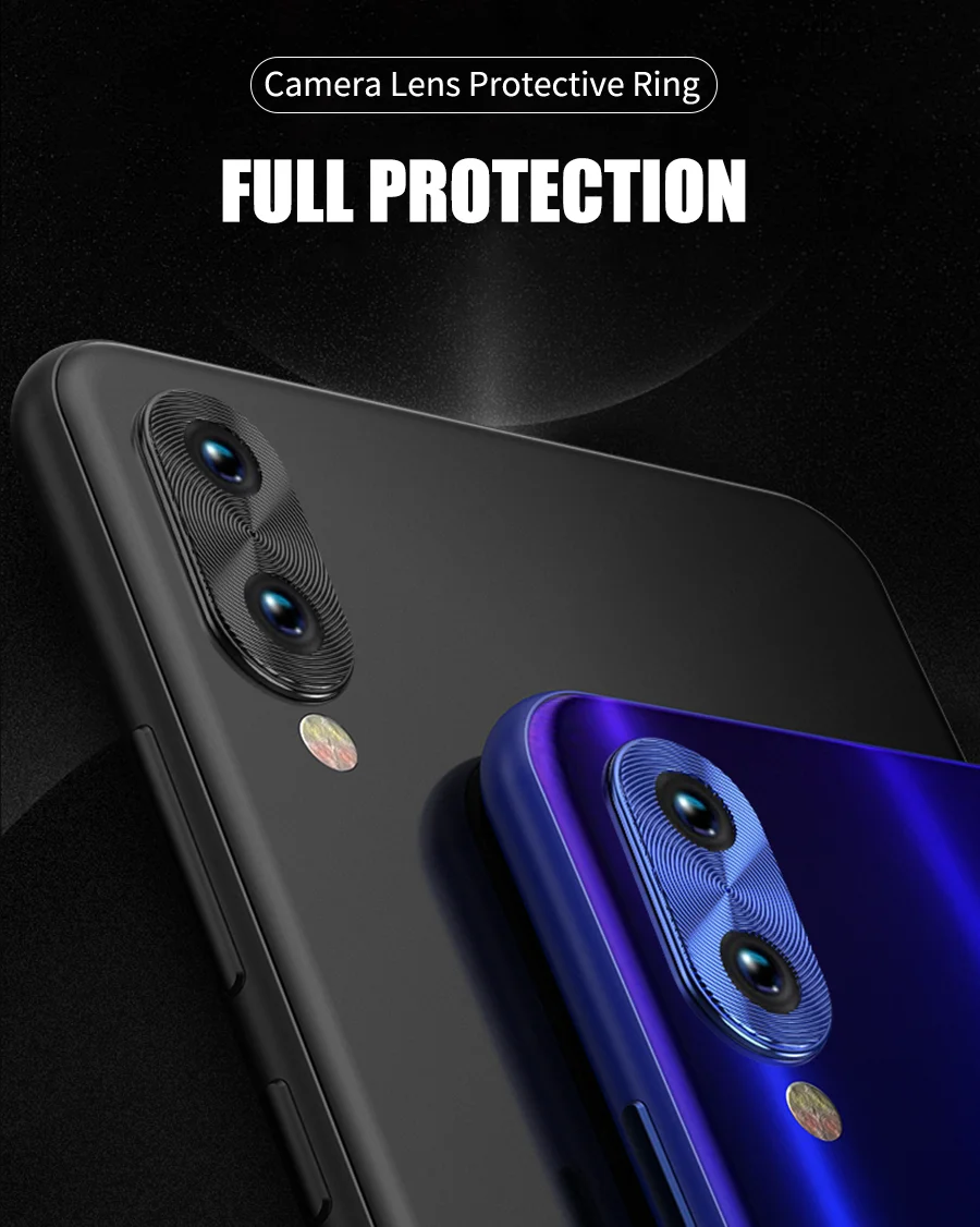 

2pcs/lot Back Camera Lens Protective Ring For Xiaomi Mi 9T 8 9 SE A2 A3 CC9 Mix 3 Redmi Note 8 7 K20 Pro Camera Lens Protector