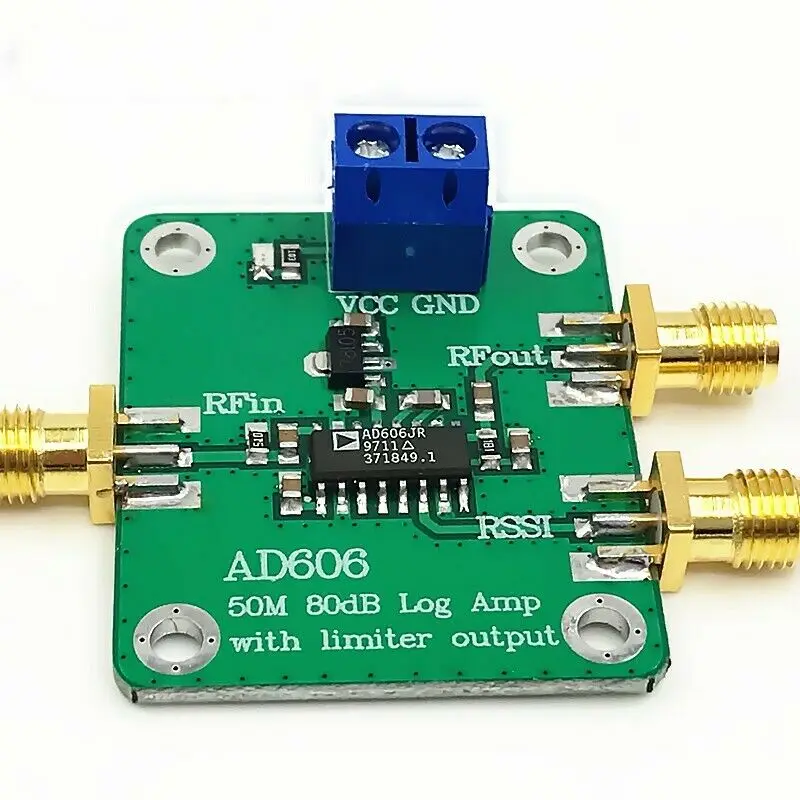 AD606 Demodulating Logarithmic Amplifier Module 80DB Low Power LOG Output Board