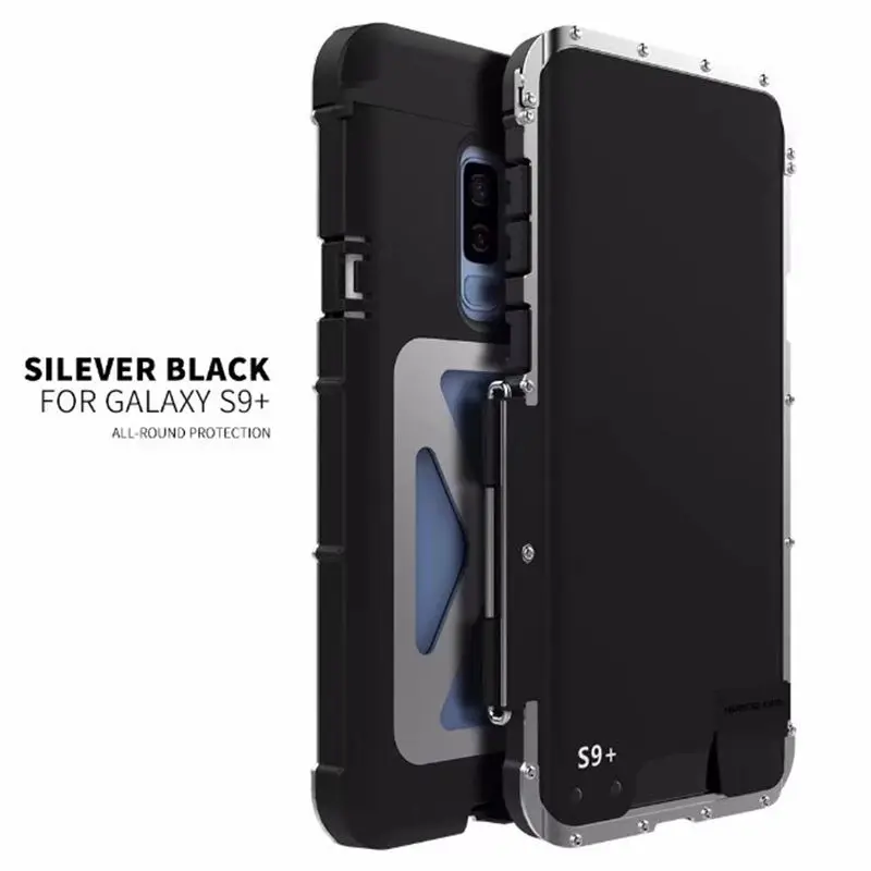 Чехол для телефона R-JUST Armor King s для samsung Galaxy S9 S9 Plus Железный человек стальной металлический противоударный чехол для Galaxy S8 S8 Plus флип-чехол