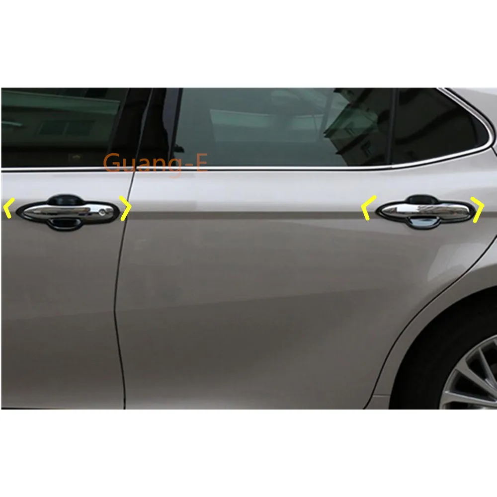 

For Toyota New Camry XV70 2017 2018 2019 2020 Car Cover Styling Frame Panel Lamp Trim Stainless Steel Door Outside Bowl 4pcs