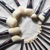 19pcs/set High quality full functional Makeup brushes Set Powder Blusher Highlight Eyeshadow eyebrow Make up brushes silver coat 2