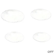 Пушистый круглый ковер искусственный шерстяной напольный ковер домашний декор для спальни детской комнаты