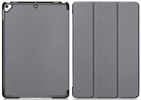 PC-Gray Trifold умный чехол для ipad Pro 10,5 Air 3 Чехол подставка планшет для ipad 10,2 дюймов 7th Gen Чехол+ пленка+ ручка - Цвет: PC-Gray