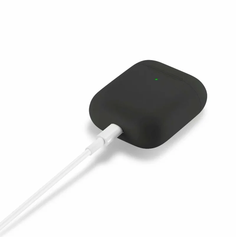 Тонкий силиконовый наушник чехол для Apple Airpods 2 чехол для AirPods Беспроводная зарядная коробка ультра тонкий для AirPods 2 защитный чехол