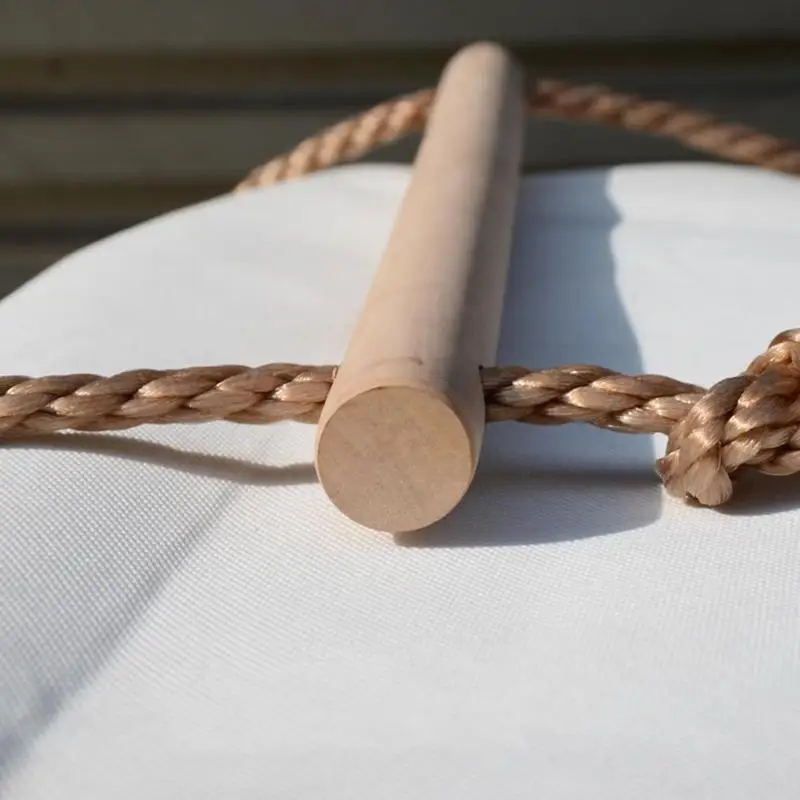 Wooden Rope Ladder Multi Rungs Safe Sports Rope Swing Swivel Rotary Connector Tools Children Activity Climbing Game Toys