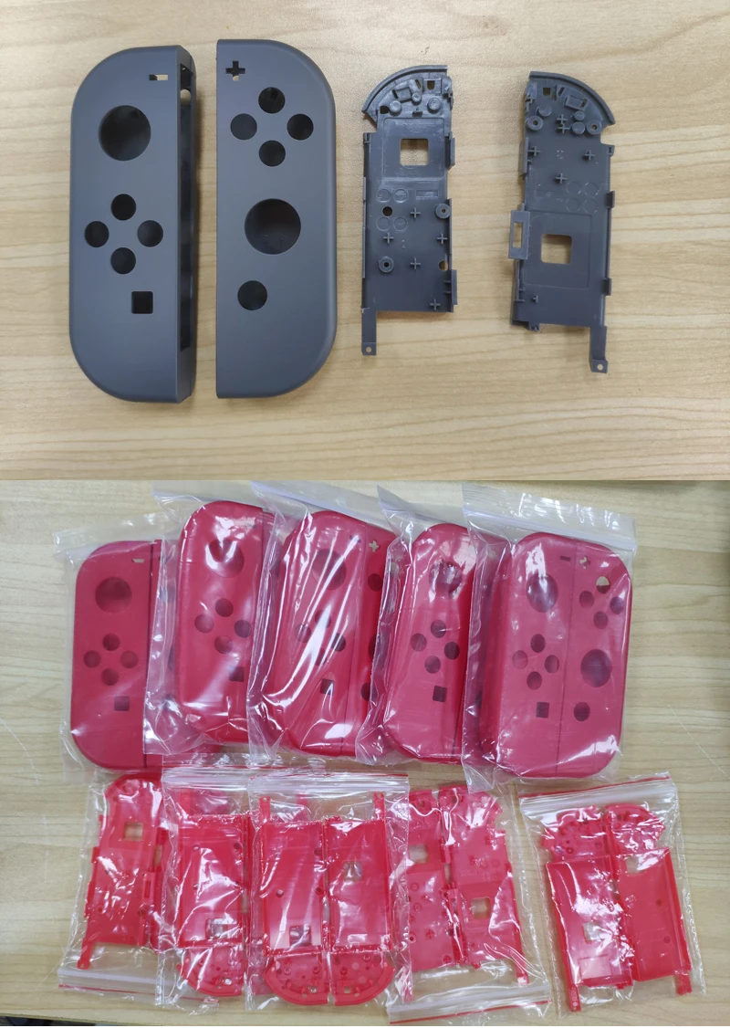 10 комплектов сменный чехол накладка на корпус с правой и левой клавишей Joycon
